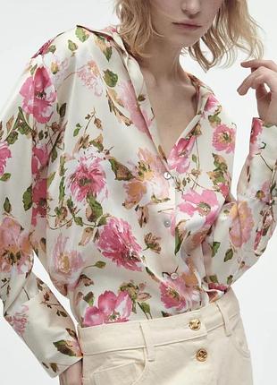 Очень красивая рубашка зара, яркая рубашка зара, рубашка зара