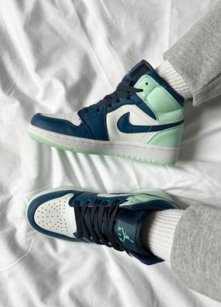 Nike air jordan 1 mid gs кросівки