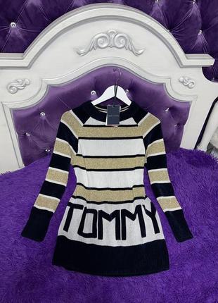 Удлиненный свитер tommy hilfiger опигинал