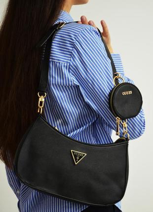 Сумка guess alexie top zip shoulder bag