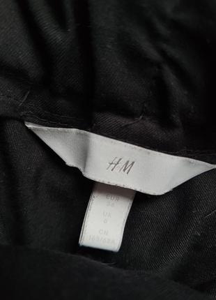 Свободные брюки с высокой талией, h&amp;m paper bag pants5 фото