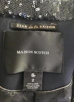 Пиджак фирменный оригинал стильный maison scotch размер 36-385 фото