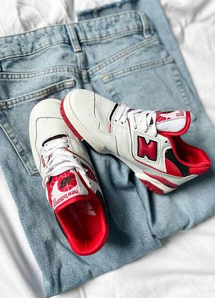 🔥new balance 550 "white/red"🔥1 фото