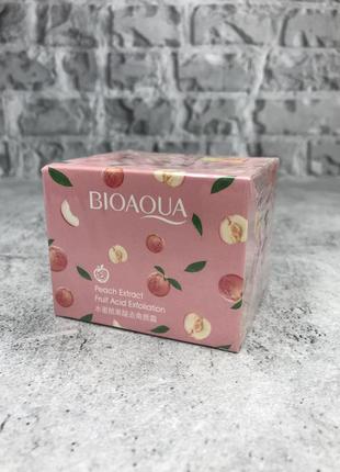 Пілінг-скатка з персиком bioaqua peach extract fruit acid exfoliation 140 g.