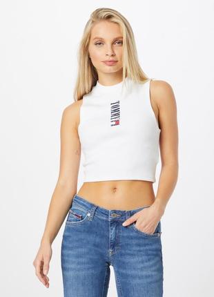 Топ білий tommy jeans