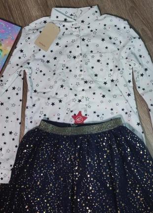 Красива блузка для дівчинки бренд defacto 134-140 см