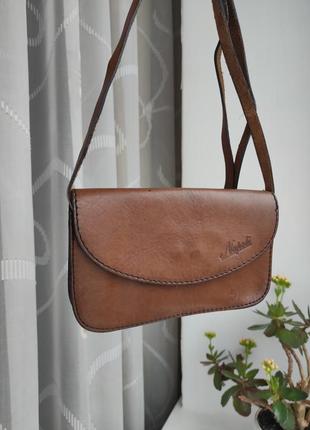 Шкіряна сумка мессенджер napoli вінтажна сумка жіноча шкіряна napoli italy