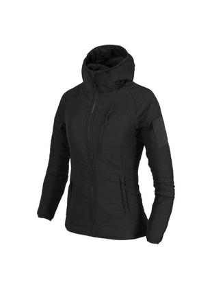 Куртка жіноча утеплена helikon-tex® womens wolfhound hoodie jacket® - black1 фото