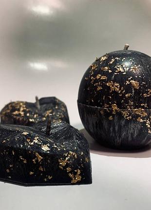 Свічка шар/ бабл/ декоративна свічка/ серце/ подарунковий бокс