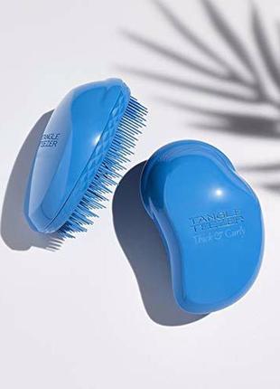 Расческа для волос tangle teezer thick & curly azure blue. оригинал