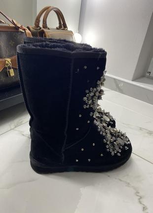 Натуральные угги в камнях