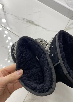 Натуральные угги в камнях