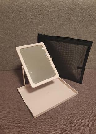 Дзеркало на підставці mary kay з косметичкою