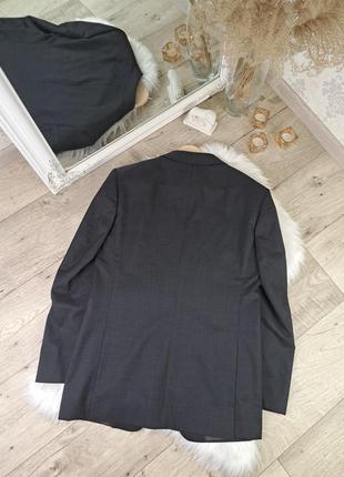 Брендовый стильный шерстяной пиджак m&amp;s autograph🖤 100%вовна7 фото