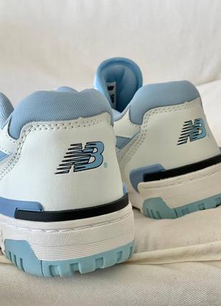 Женские кожаные кроссовки,кеды new balance 550 blue3 фото