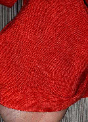 Красный тонкий свитер из вискозы topshop #18584 фото