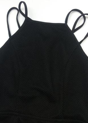 Великолепное мини платье-сетка forever 21 черный s3 фото