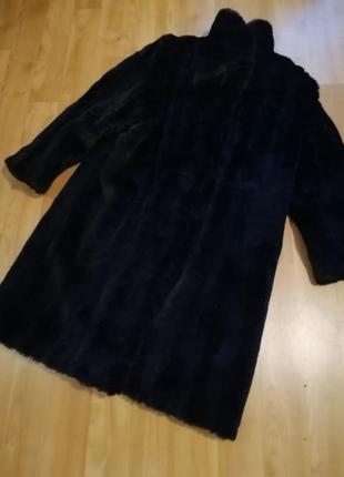 Шуба искуственный мех. ретро. винтаж.