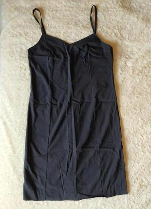 Черный сарафан с брительками