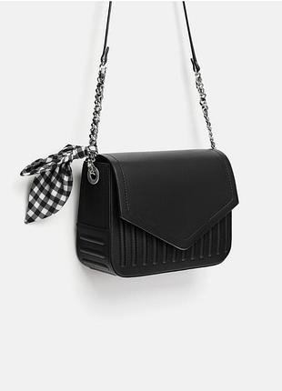 Сумочка з хусточкою zara 10