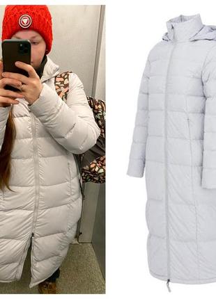Подовжений зимовий пуховик, зимова куртка karrimor