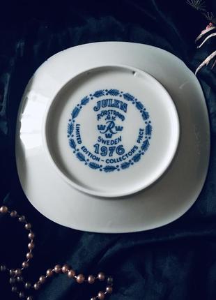 🔥 тарелка 🔥 коллекционная винтаж фарфор швеция2 фото