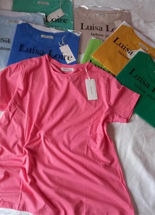 Luiza loire футболка, хлопок в цветах5 фото