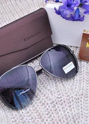 Фирменные солнцезащитные очки капля с шорой  katrin jones kj0827