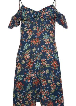 Новое платье в цветочный принт со спущенными плечами от atm1 фото
