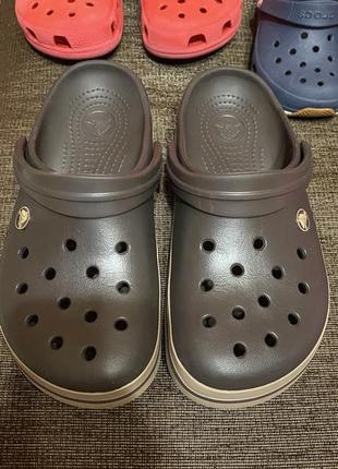 Crocs crocband кроксы клоги размер м6w8 наш 38.