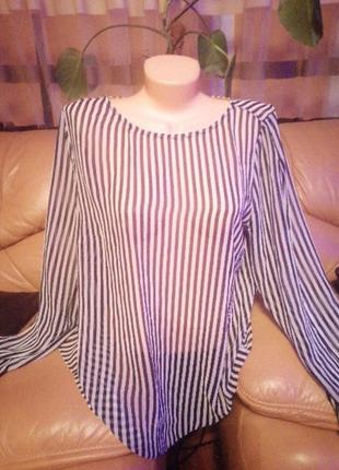 Блуза в полоску1 фото