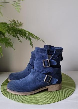 Напівчобітки замшеві оригінал tamaris розмір 37