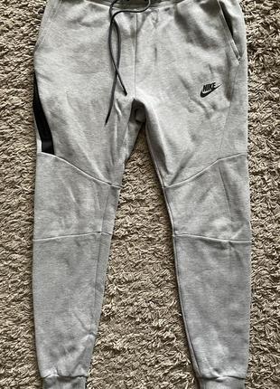 Брюки nike tech fleece, оригинал, размер s