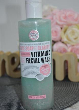 Гель для умывания soap &amp; glory face soap and clarity 350 мл оригинал3 фото