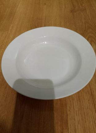 Набор чи розель керамических тарелок на 6 персон, суповые и милые6 фото