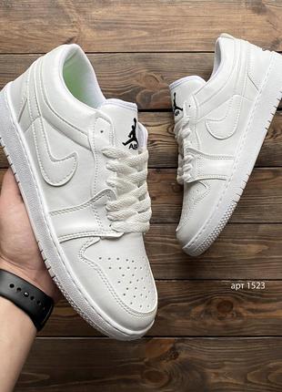 Кросівки nike air jordan low white | 40,41,42,43,44 | кроссовки найк