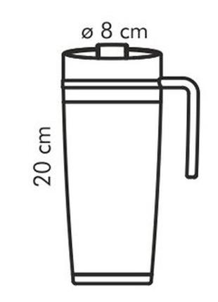 Дорожній термокухоль tescoma constant 0.4 л (318534)5 фото