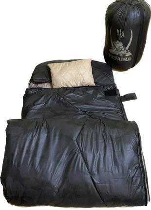 Спальный зимний мешок + подушка до - 15*1 фото
