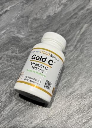 California gold nutrition, gold c, витамин с, 60шт