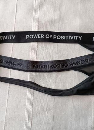 Hunkemoller p.o.p. (power of positivity) черные трусики стринги р.xl5 фото