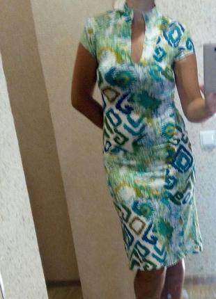 Летнее платье миди р.36