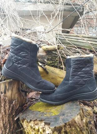 25,3 см непромокаемые тёплые зимние ботинки ara на мембране gore-tex3 фото