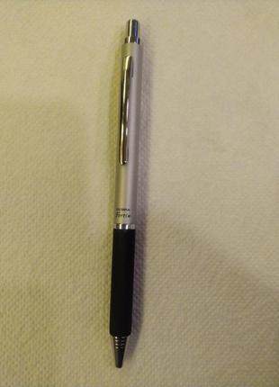 Кулькова ручка zebra fortia 300 ballpoint pen — 0.7 mm — silver body срібляста3 фото