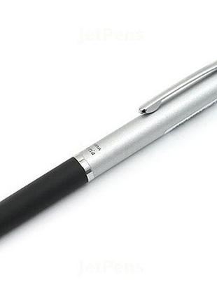 Кулькова ручка zebra fortia 300 ballpoint pen — 0.7 mm — silver body срібляста4 фото