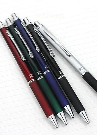 Кулькова ручка zebra fortia 300 ballpoint pen — 0.7 mm — silver body срібляста6 фото