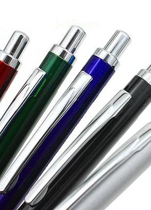 Кулькова ручка zebra fortia 300 ballpoint pen — 0.7 mm — silver body срібляста7 фото