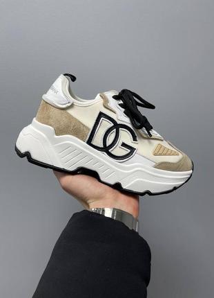 Кроссовки в стиле dolce & gabbana daymaster sneakers «white’