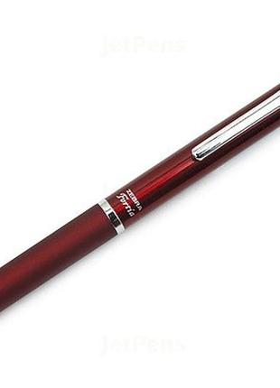 Шариковая ручка zebra fortia 300 ballpoint pen - 0.7 mm wine body красная