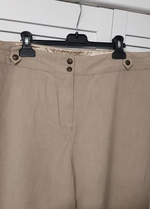 Качественные укороченные брюки с шерстью батал per una3 фото