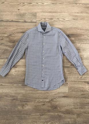 Сорочка в карту tommy hilfiger slim fit